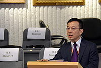 香港特別行政區政府政制及內地事務局署理局長陳帥夫先生, JP 發表主題演講